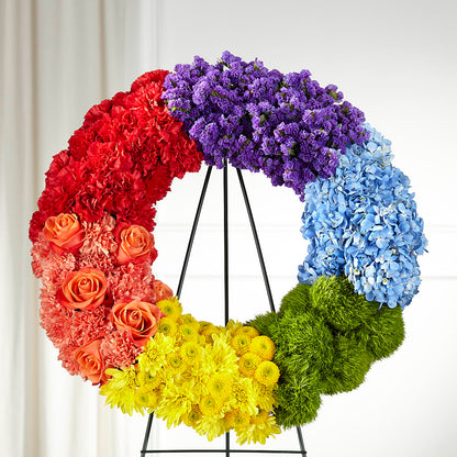 Circle of Love Wreath –  Oopsie Daisy Florist, Raeford NC