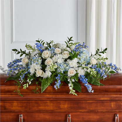 Timeless Essence Casket Spray –  Oopsie Daisy Florist, Raeford NC