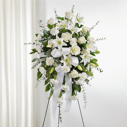With Care Standing Spray –  Oopsie Daisy Florist, Raeford NC