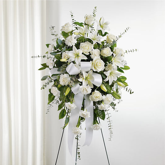 With Care Standing Spray –  Oopsie Daisy Florist, Raeford NC