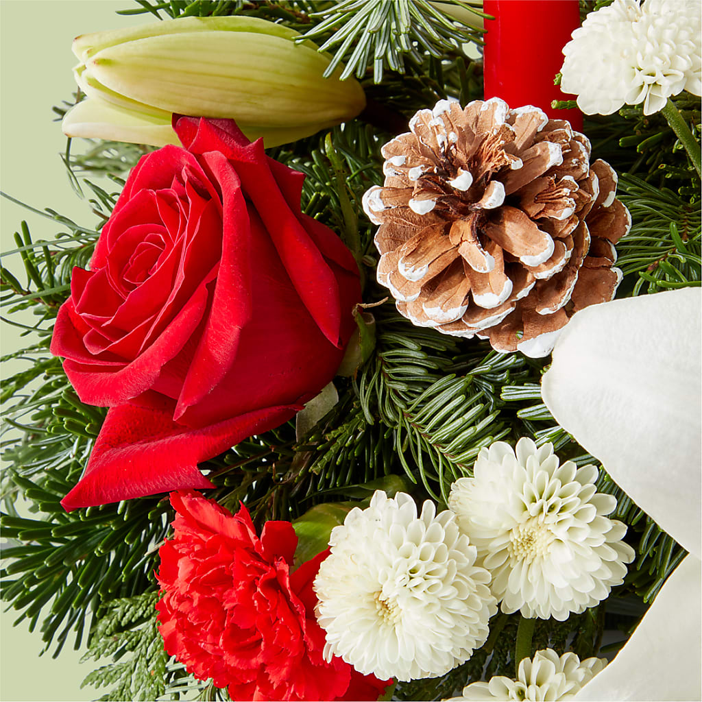 Seasonal Festivities Centerpiece –  Oopsie Daisy Florist, Raeford NC