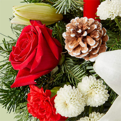 Seasonal Festivities Centerpiece –  Oopsie Daisy Florist, Raeford NC