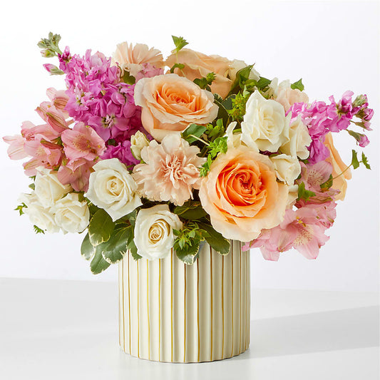 Paradise Bouquet with Ivory Vase –  Oopsie Daisy Florist, Raeford NC