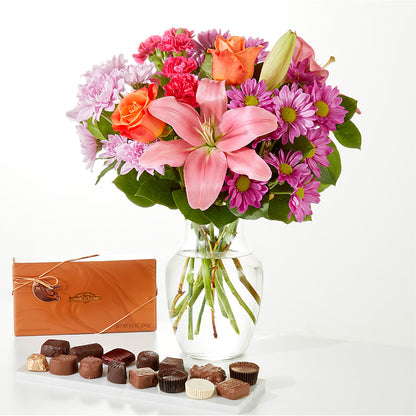 One and Only Bouquet and Chocolate Bundle