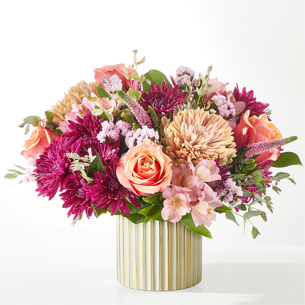 Berry Cobbler Bouquet with Ivory Vase –  Oopsie Daisy Florist, Raeford NC