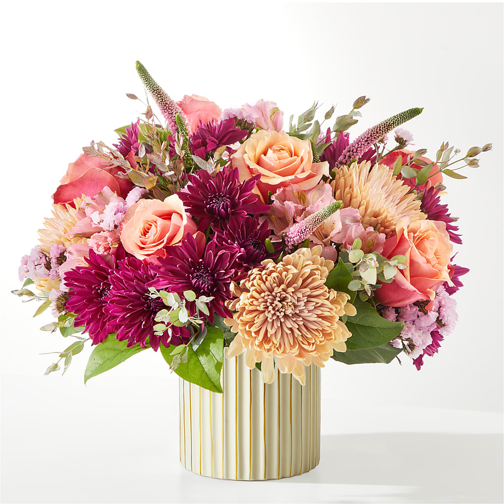 Berry Cobbler Bouquet with Ivory Vase –  Oopsie Daisy Florist, Raeford NC