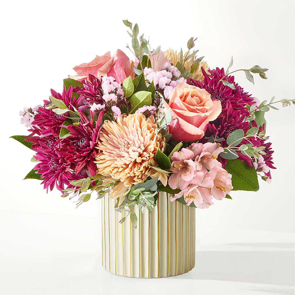 Berry Cobbler Bouquet with Ivory Vase –  Oopsie Daisy Florist, Raeford NC