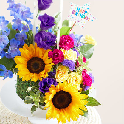 Star of the Day Floral Cake –  Oopsie Daisy Florist, Raeford NC
