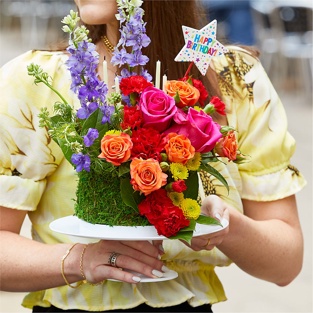 Best Year Yet Floral Cake –  Oopsie Daisy Florist, Raeford NC