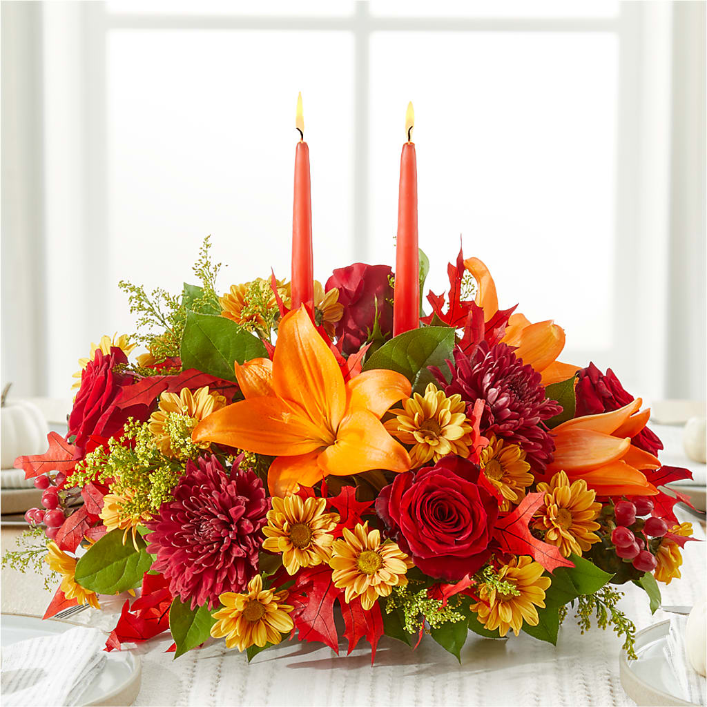Autumn's Embrace Centerpiece –  Oopsie Daisy Florist, Raeford NC