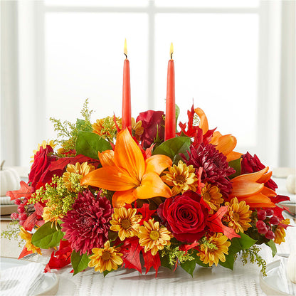 Autumn's Embrace Centerpiece –  Oopsie Daisy Florist, Raeford NC