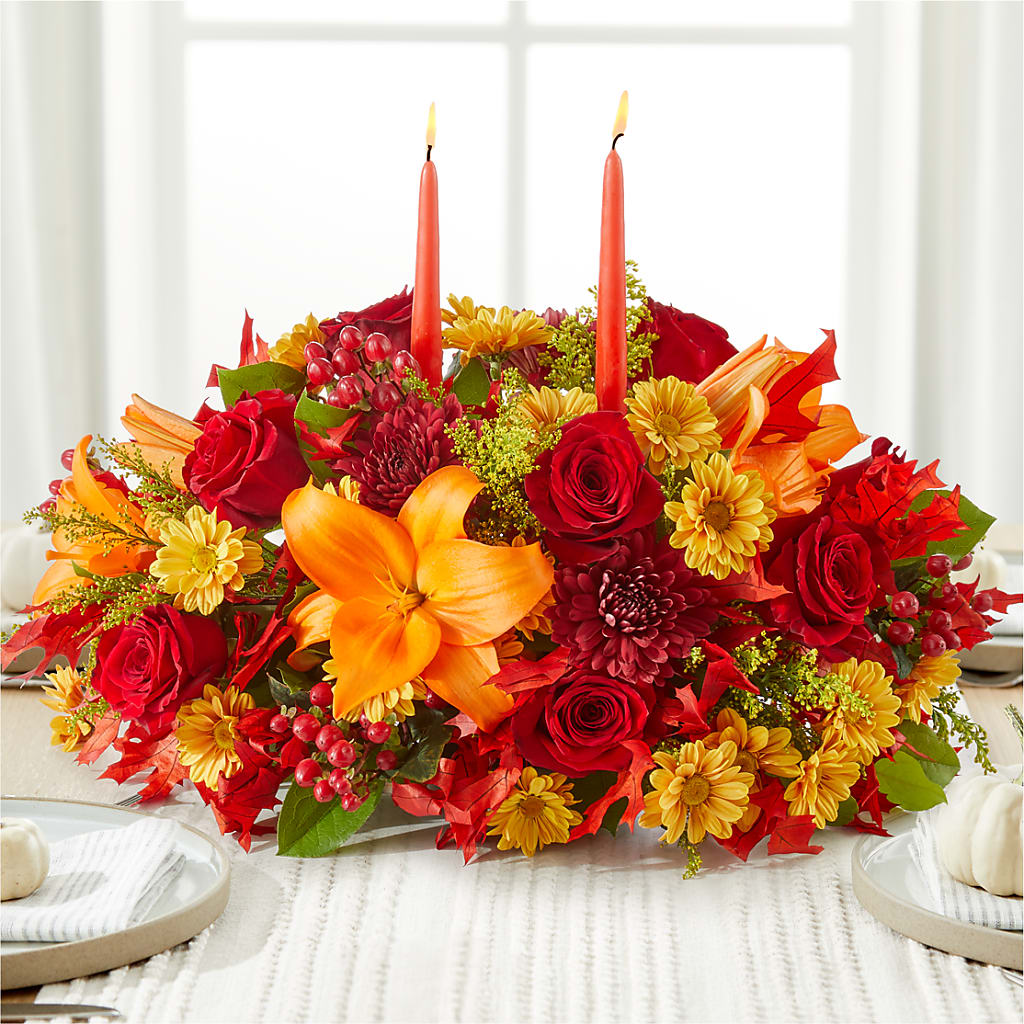 Autumn's Embrace Centerpiece –  Oopsie Daisy Florist, Raeford NC