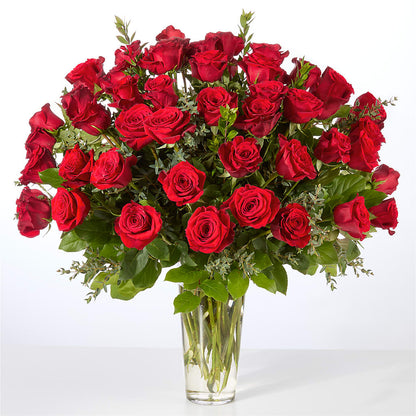 Forever Yours Fifty Stem Red Rose Bouquet –  Oopsie Daisy Florist, Raeford NC